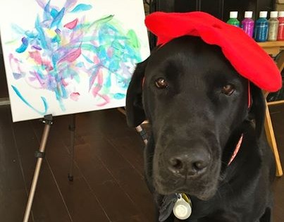 Γνωρίστε τον… DogVinci, το σκύλο-ζωγράφο! (Εικόνες)