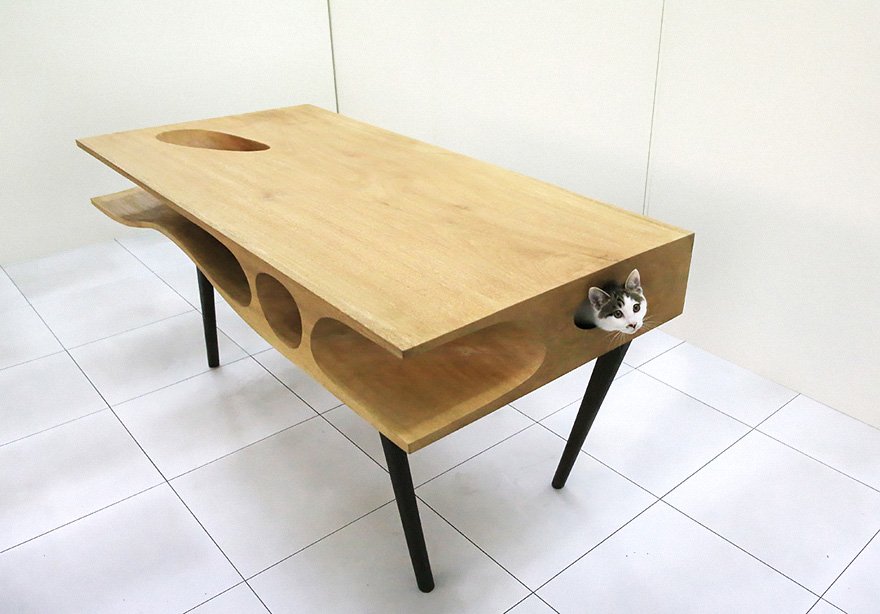 τραπέζι γάτες 
