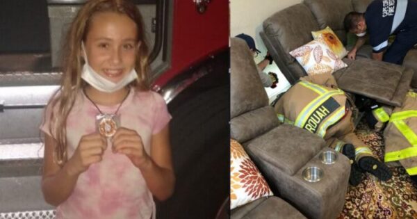 Μια Κλήση Ενός 11χρονου Κοριτσιού Έσωσε Το Κουτάβι Από Το Φλεγόμενο Σπίτι