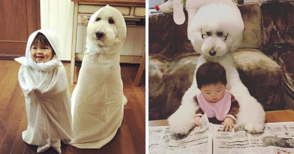 Αυτή η μικρούλα από την Ιαπωνία μαζί με τον σκύλο της θα σας φτιάξουν την μέρα